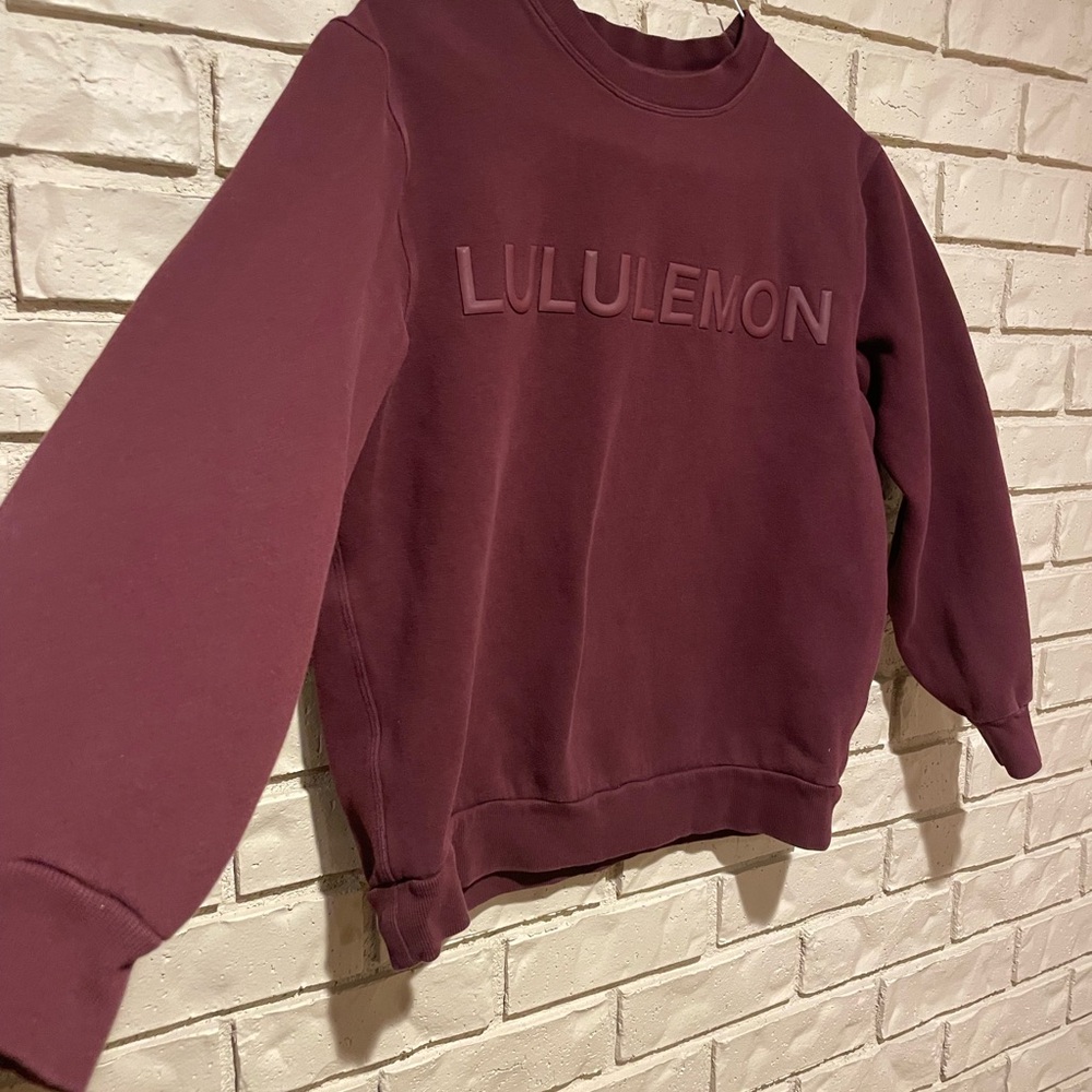 lululemon athletica Women's Plum Crew Neck Sweater
